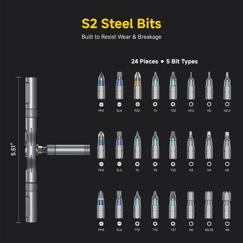 USUAUU magnetic tips holder keeps screws secure while working