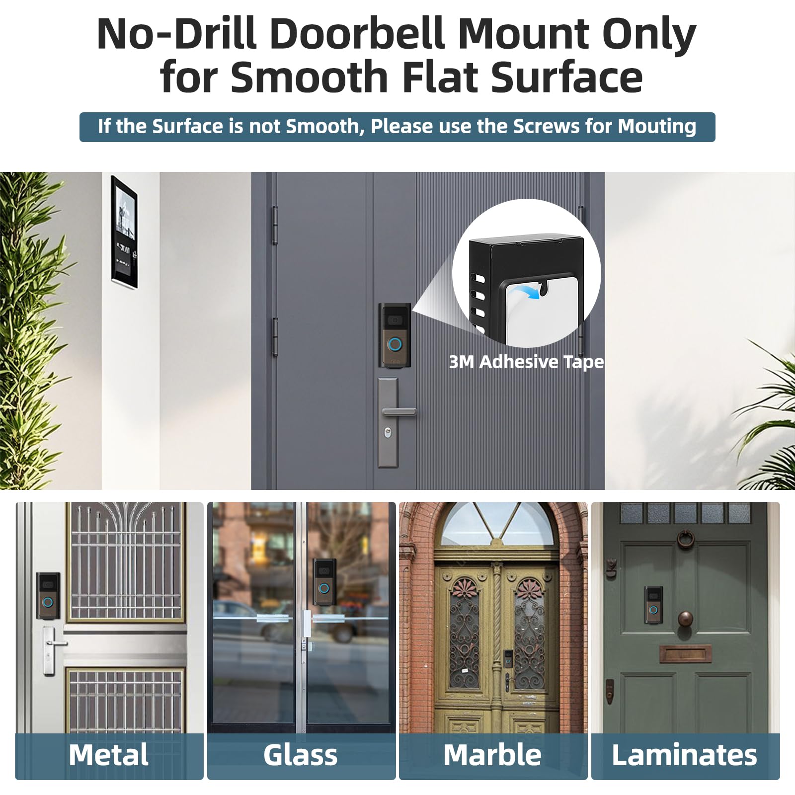 USUAUU secure stable viewing for Ring doorbell camera