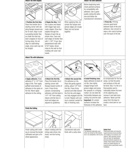 USG Interiors tongue-in-groove system yields aligned grid lines.