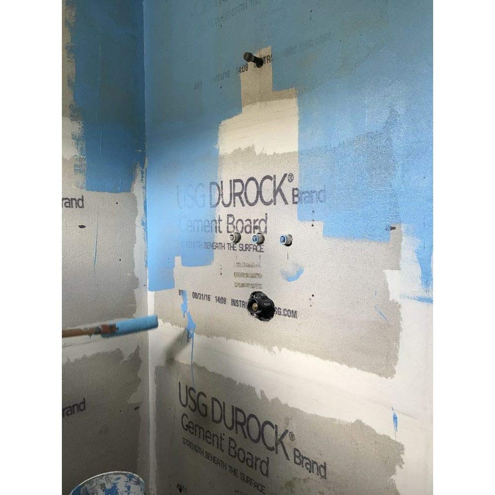 USG Durock Liquid Waterproofing bonds to drains for reliable installation