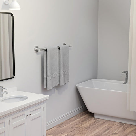 USHOWER matte brushed finish close-up shows modern decor-friendly design