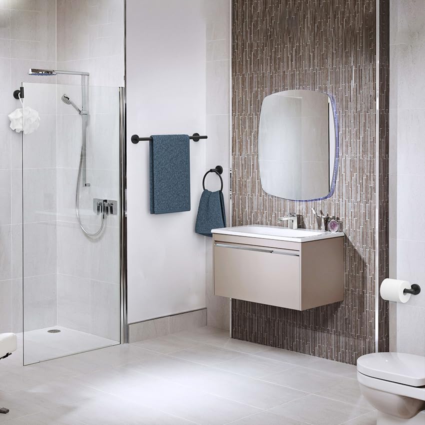 USHOWER durable bathroom hardware adds functional style to daily routines.