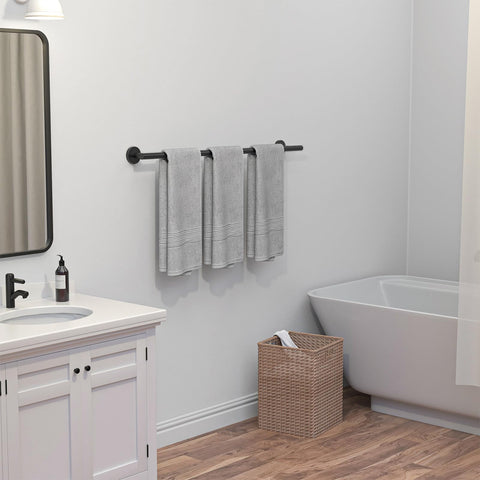 USHOWER durable matte black finish resists wear in humid spaces