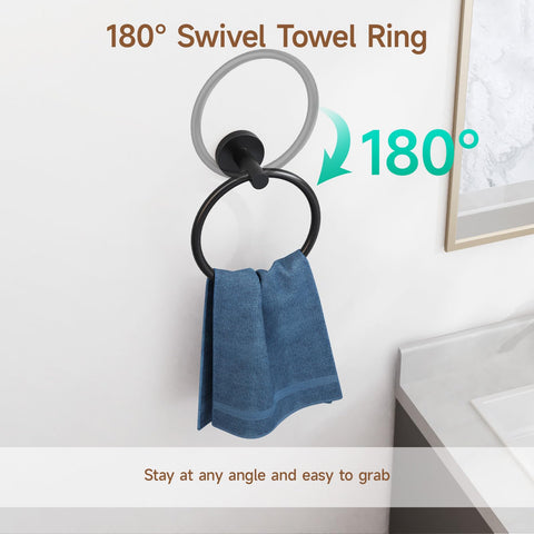 USHOWER robe hook keeps robes within reach after a relaxing shower.