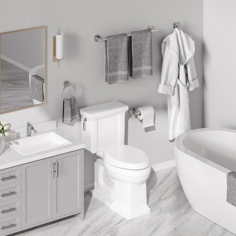 USHOWER wall-mounted 4-piece set for sleek bathroom upgrade.
