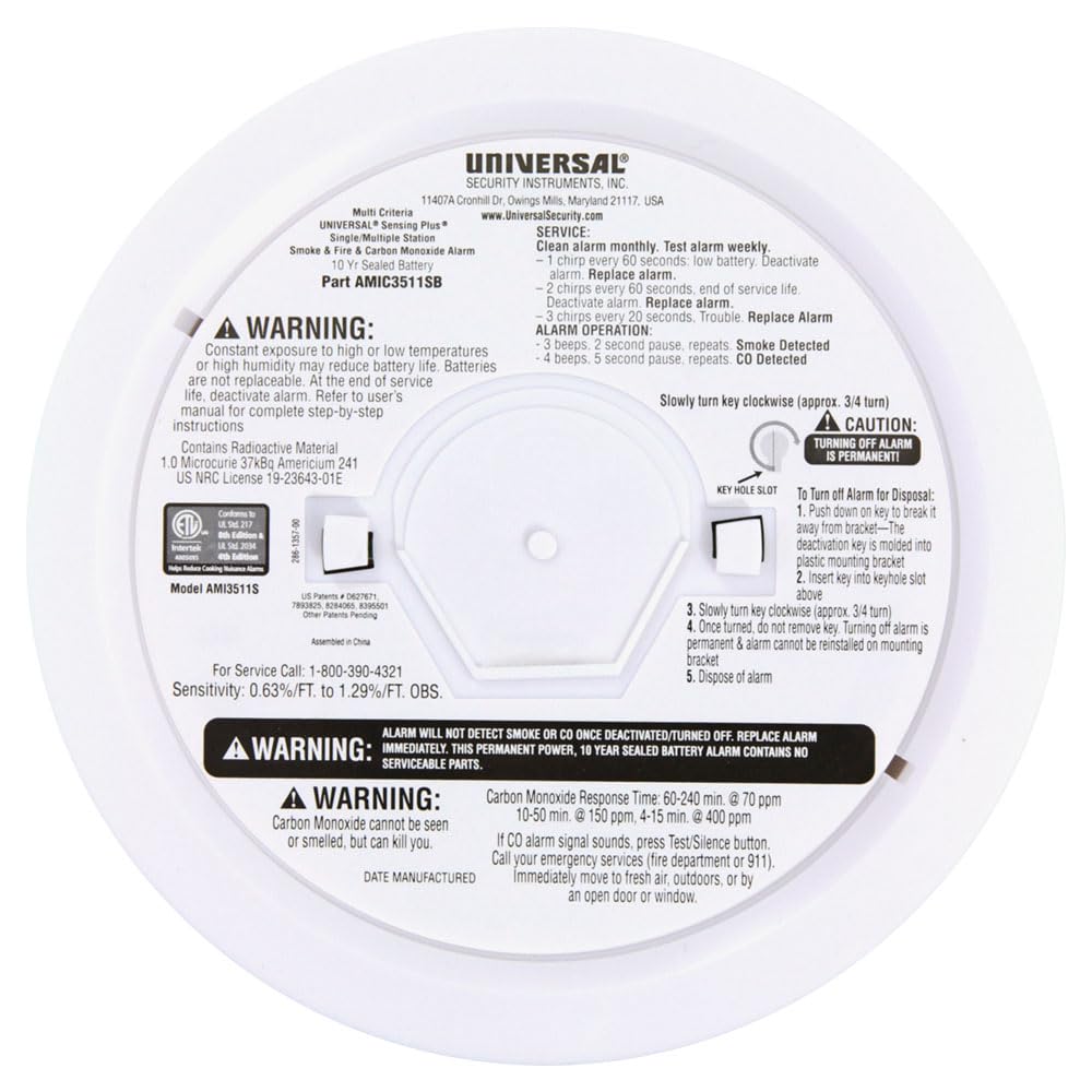 USI AMIC3511SB Sensing Plus LED indicator highlights alert visibility