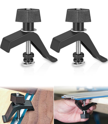 USSKYBOY KMA7520 track clamps bodies securely grip track extensions for stable results.