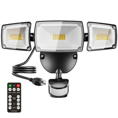 USTELLAR 55W flood light front view delivers broad outdoor coverage.