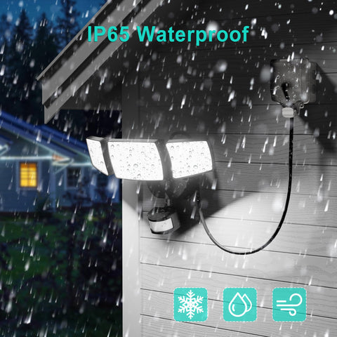 USTELLAR IP65 waterproof outdoor light for all-weather reliability.