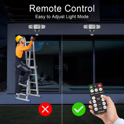 USTELLAR security light remembers your preferred settings after power outages.
