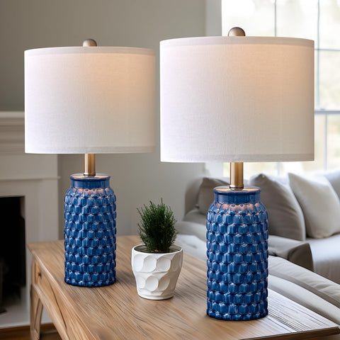 USumkky bedside lamps add warm ambience to bedrooms and living spaces.