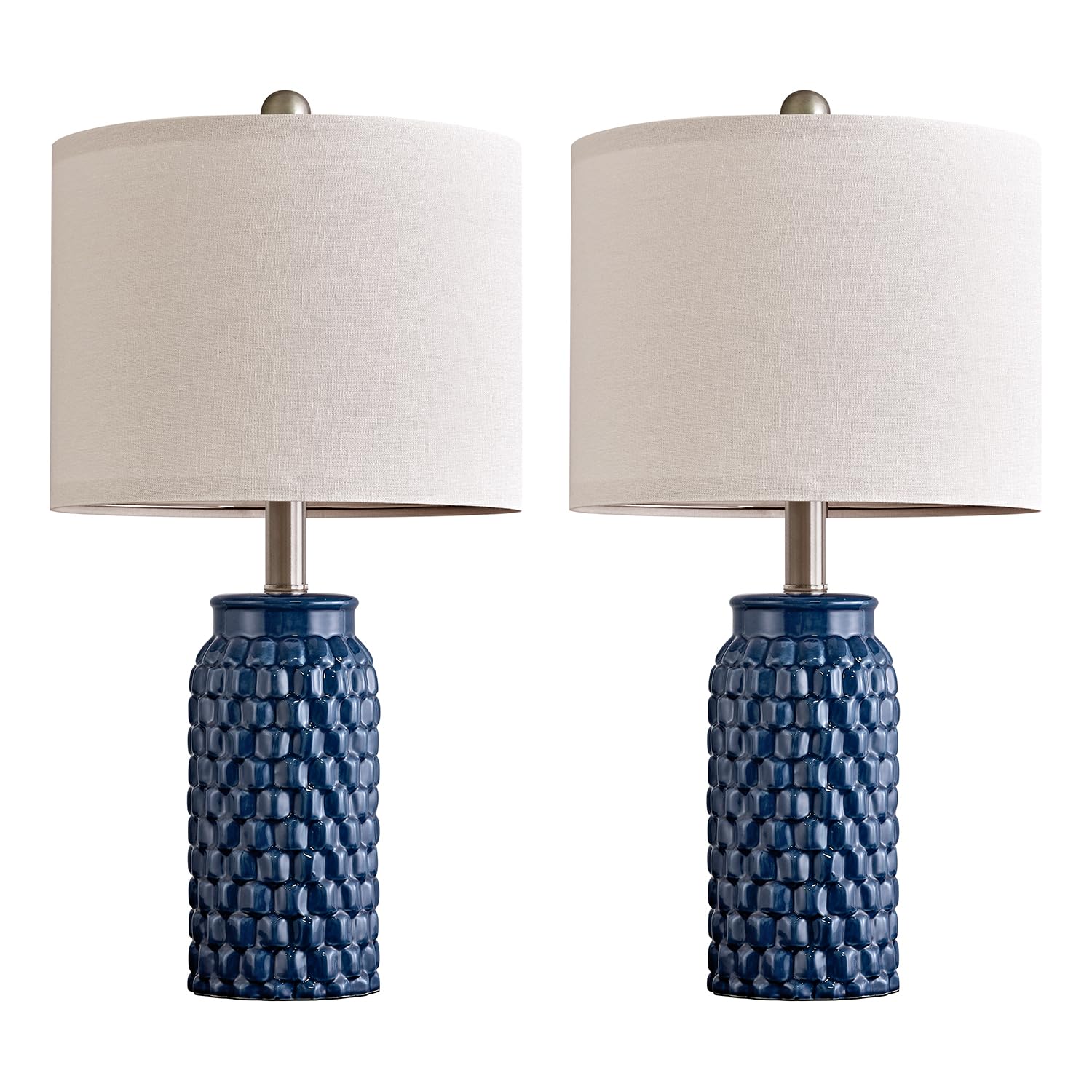 USumkky dark-blue lamps suit living rooms, offices and cozy corners.