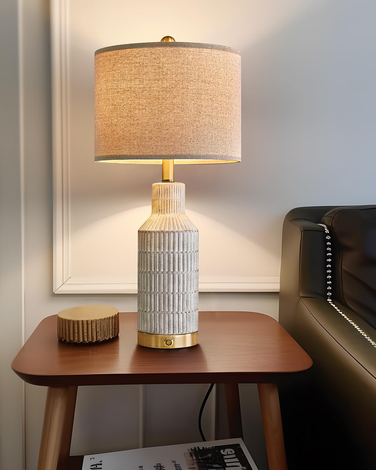 USumkky two LED bulbs included for immediate energy-efficient brightness