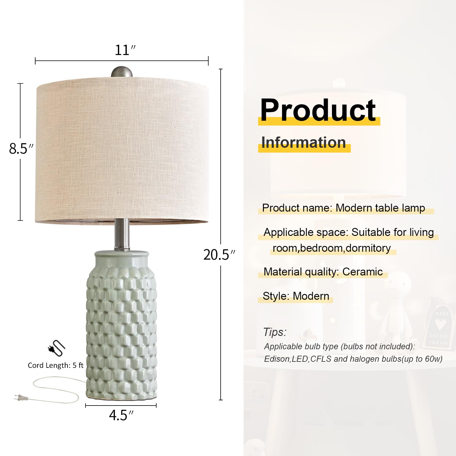 USumkky linen shade closeup softens brightness for cozy evenings.