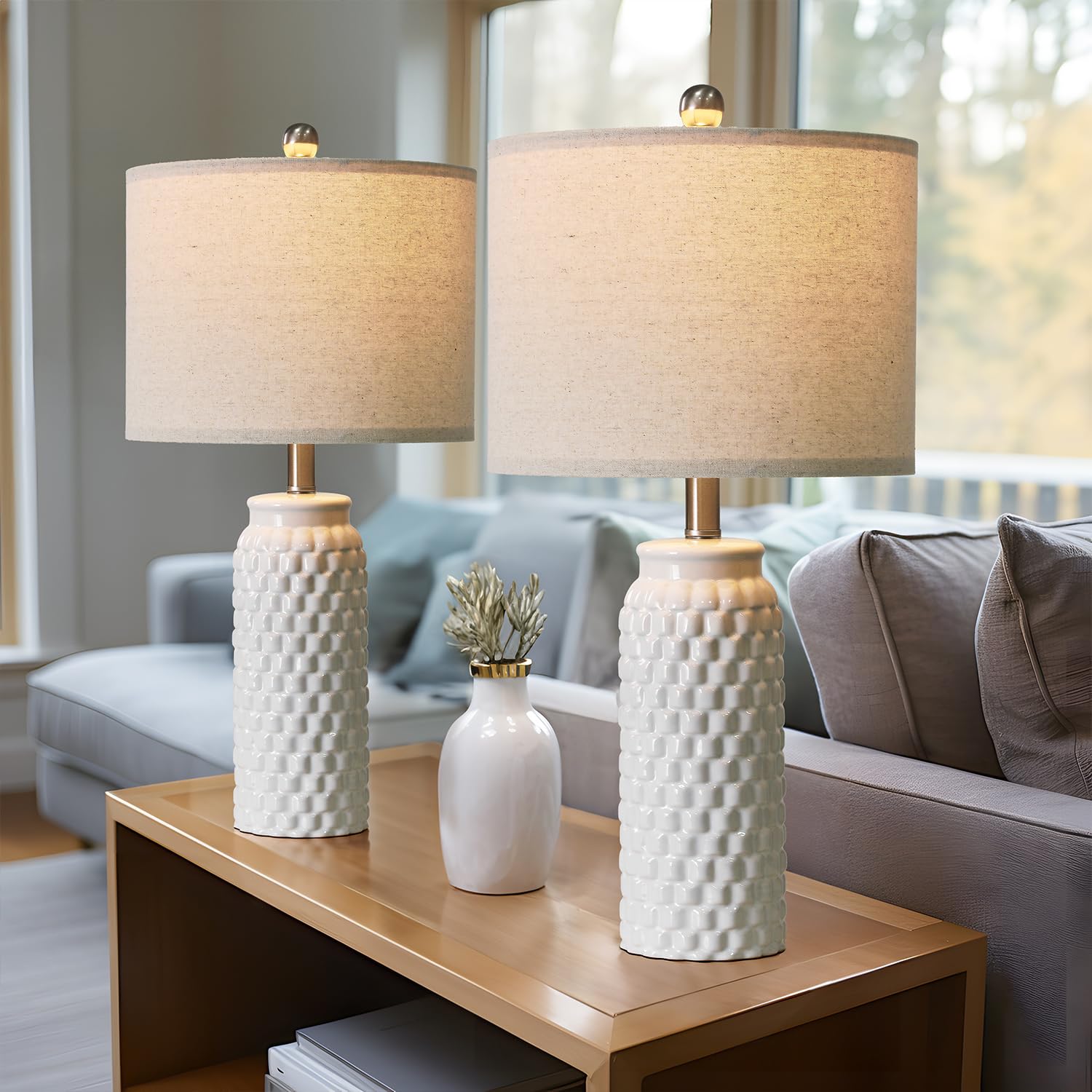 USumkky two-pack lamps suitable for dorm rooms and offices.