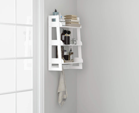 Compact 19.5W x 8D x 26H footprint fits small bathrooms.