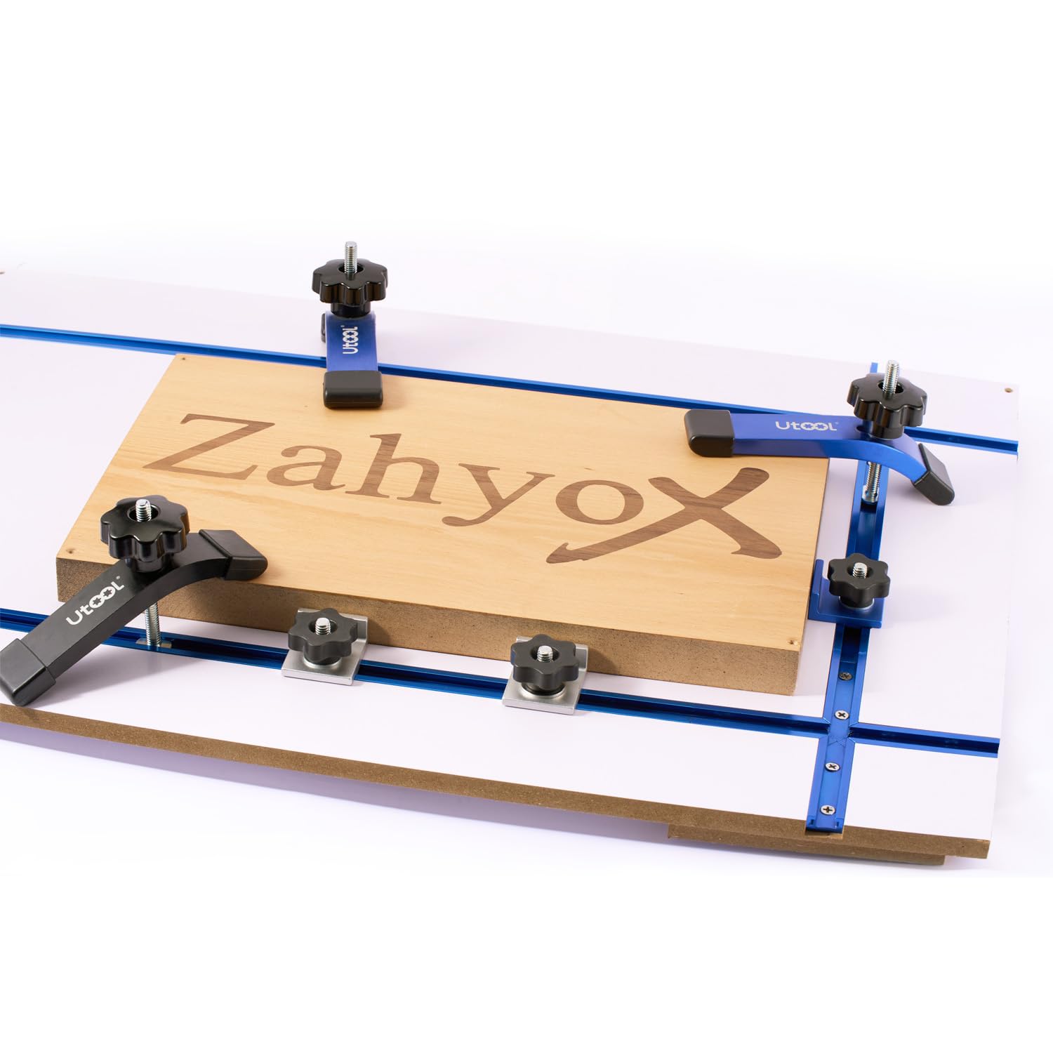 UTool starlight blue clamps demonstrating durable finish and reliable clamping