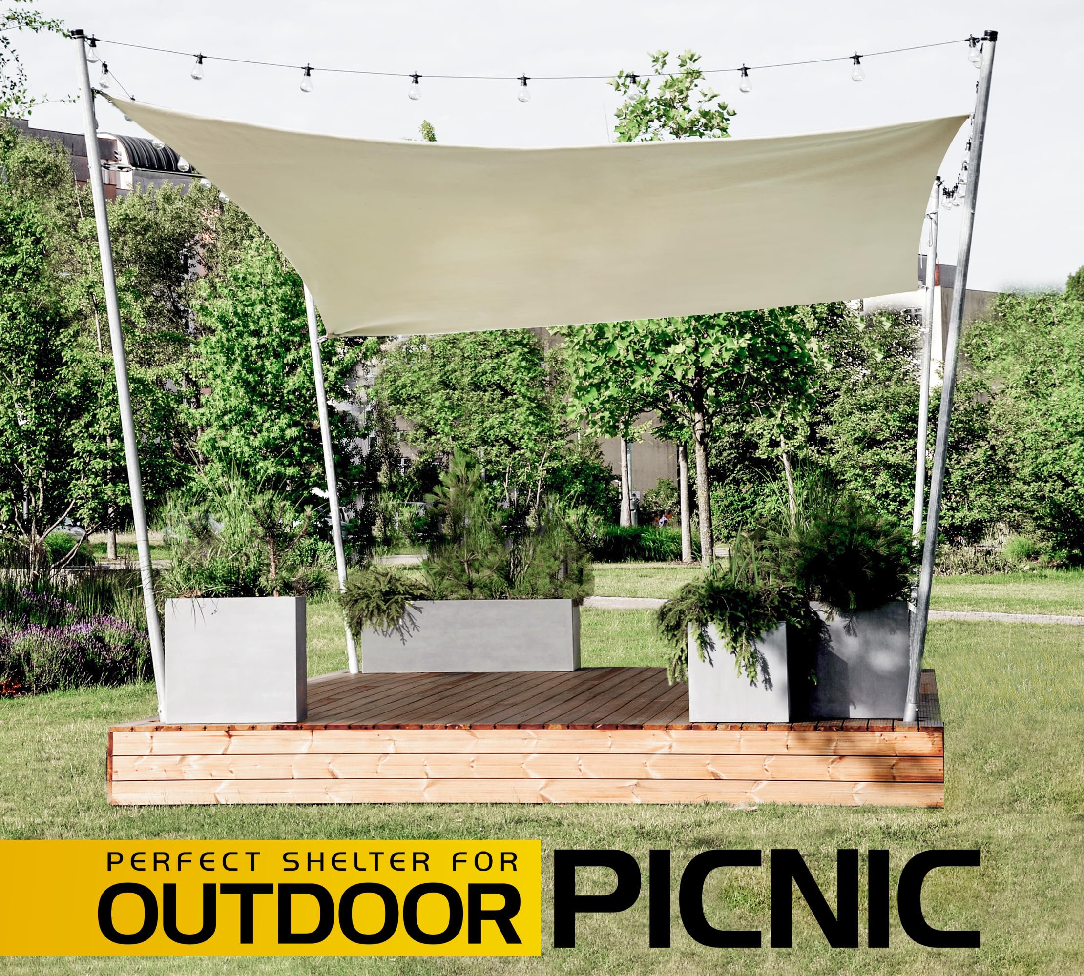 Utopia Home drop cloth is suitable for indoor and outdoor use.