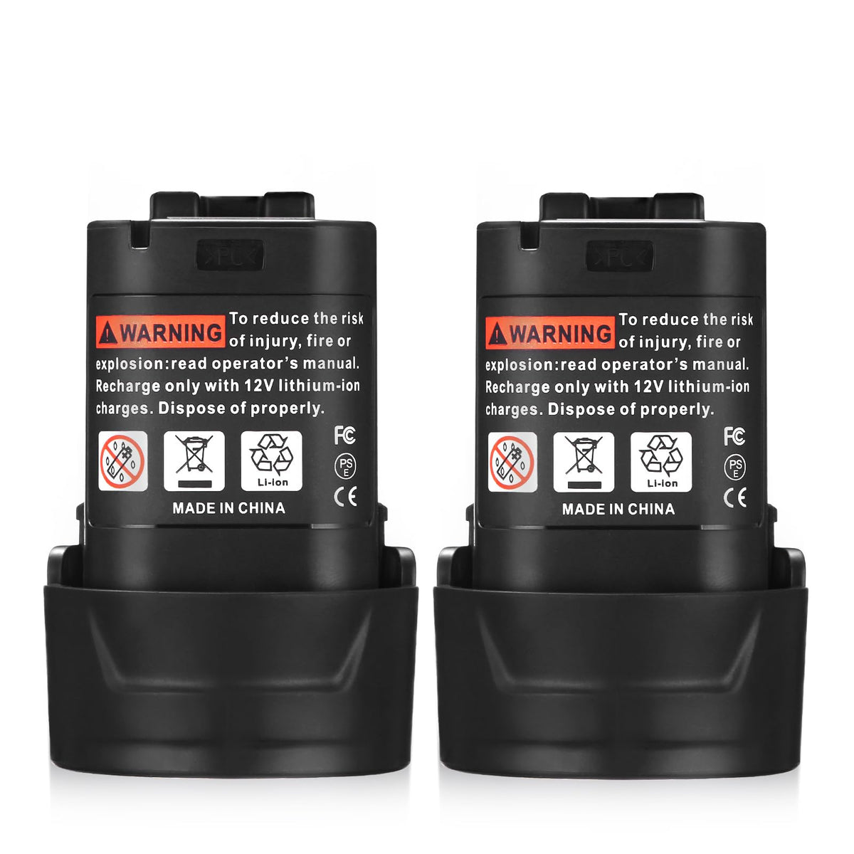 UTRBATT replacement battery front view for Makita drills with reliable daily power
