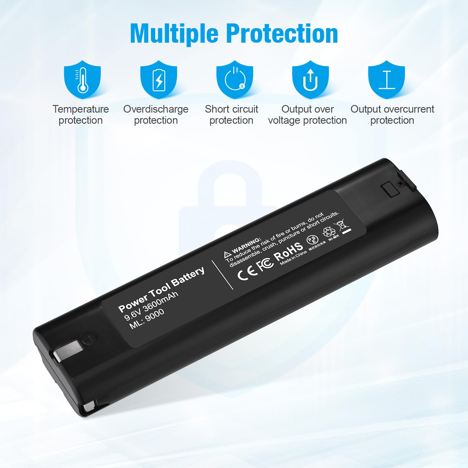 UTRBATT CE-certified battery, OEM-style safety tested