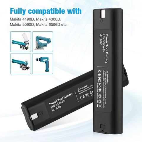 UTRBATT compatible battery with Makita 4190D/4300D/5090D
