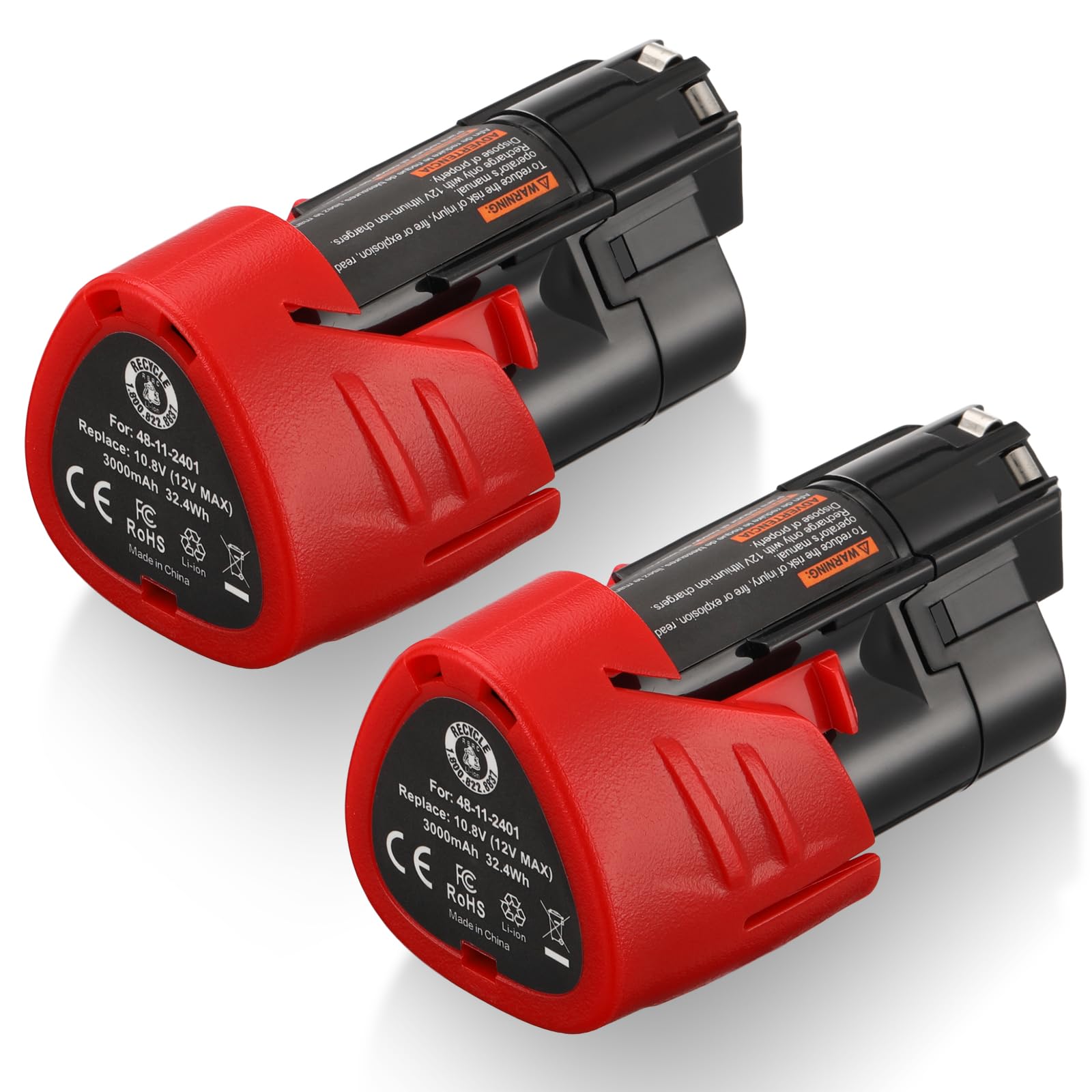 UTRBATT Milwaukee M12 2-pack 3000mAh for ready power on the job.