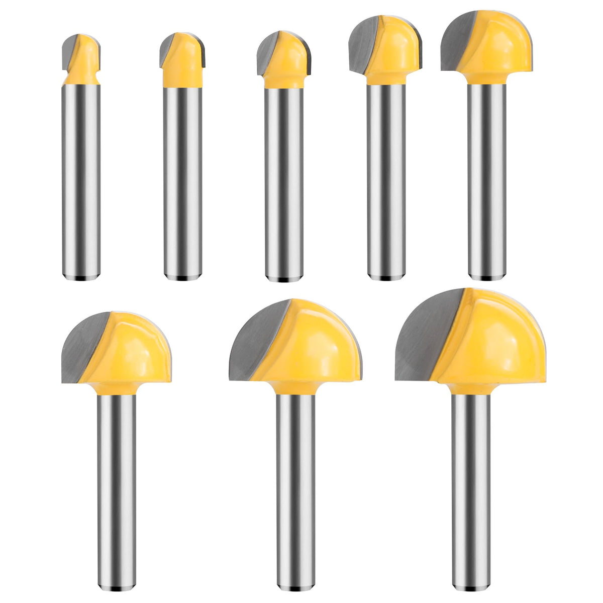 UTRUSTTO Cove Box router bit set with 1/4 inch shank for versatile cuts