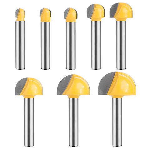 UTRUSTTO Cove Box router bit set with 1/4 inch shank for versatile cuts