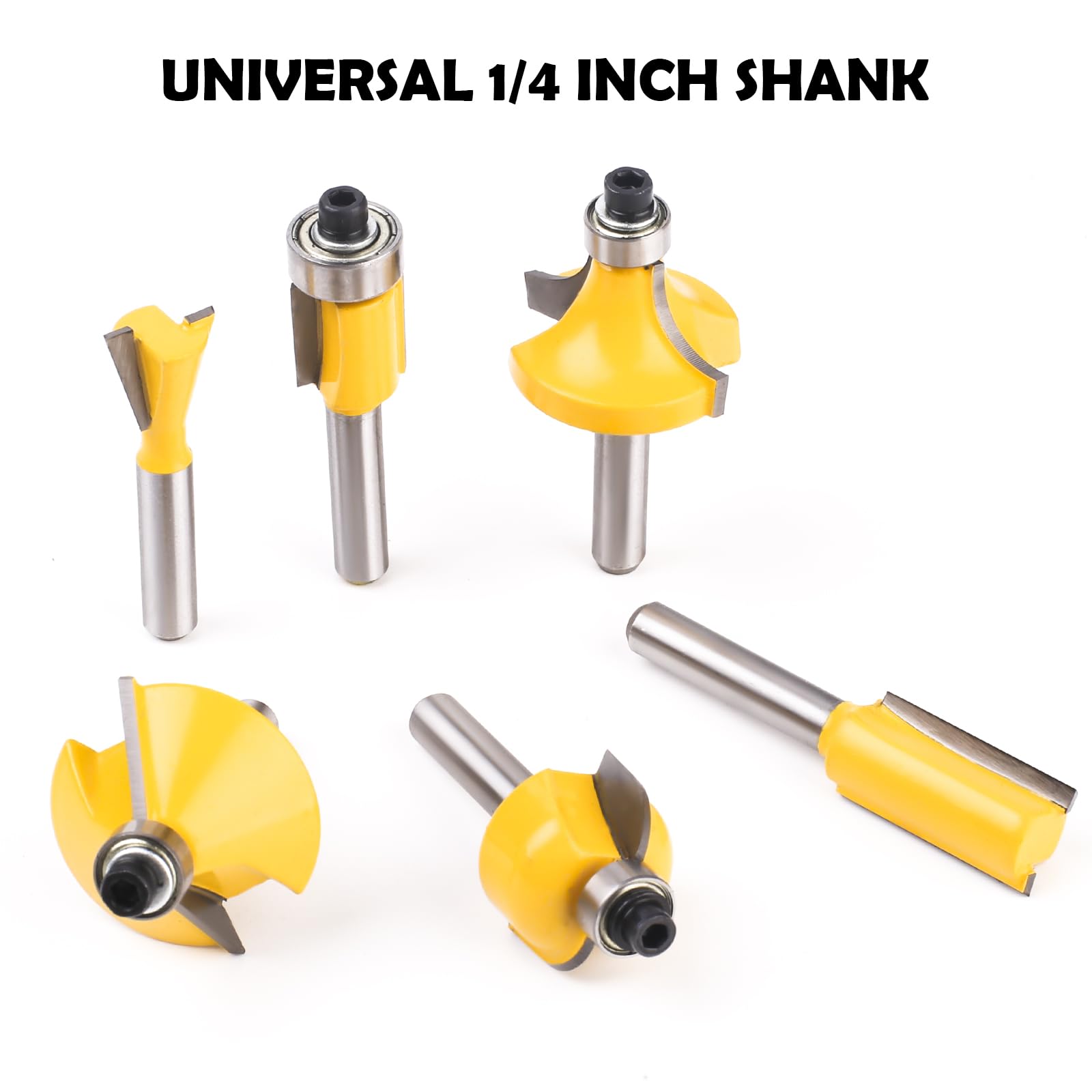 UTRUSTTO flush trim and straight bits for smooth edge finishes