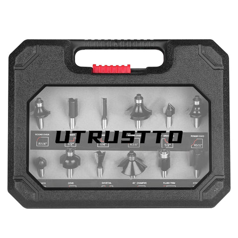 UTRUSTTO Roman ogee bits add decorative profiles with crisp transitions