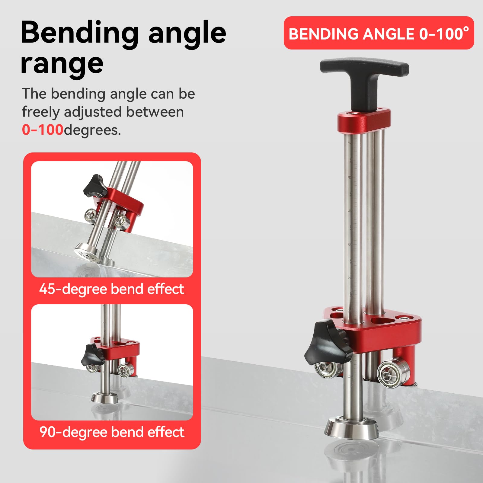 Uttempt Sheet Metal Roller 1 Station angled roller prevents scratches on 90° bends