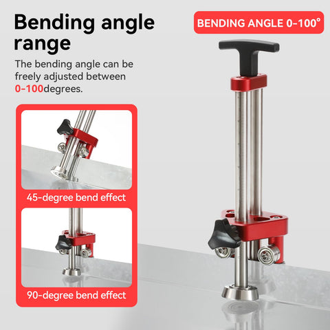 Uttempt Sheet Metal Roller 1 Station angled roller prevents scratches on 90° bends