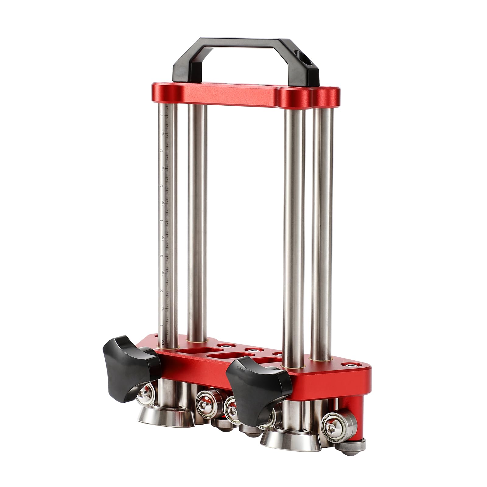 Utttempt sheet metal roller front view showing two station bender for precise bends