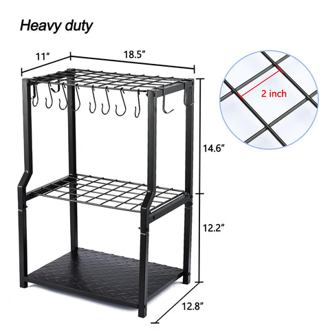 UU-Major Free-standing garage rack with hardware for quick assembly.
