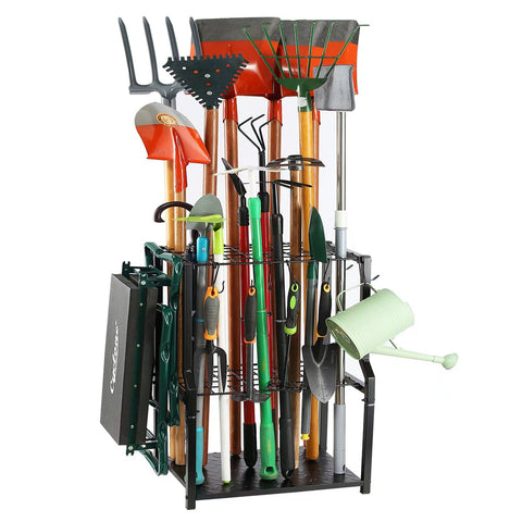 UU-Major Garden Tool Organizer front view for easy access to yard tools.