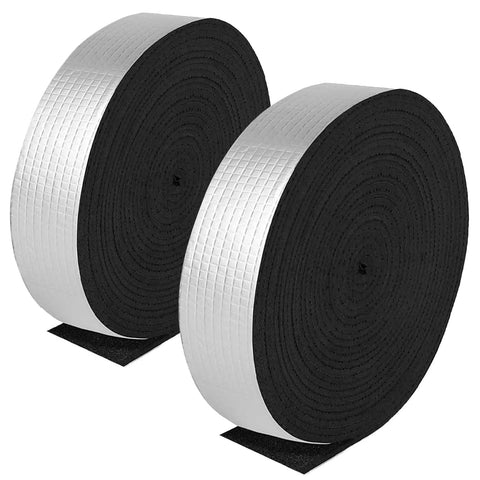 Uudimee pipe wrap long 32.8 ft roll ready for outdoor pipes to prevent freezing.