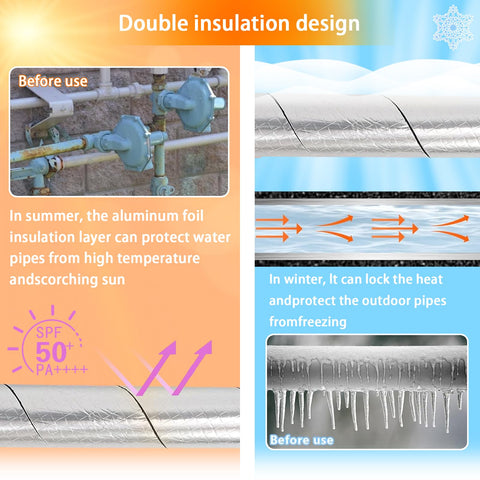 Close-up of rubber-plastic cotton core in Uudimee pipe insulation