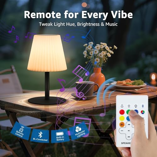 UUFFOO Shower Lamp in a bedroom as ambient night lighting with audio