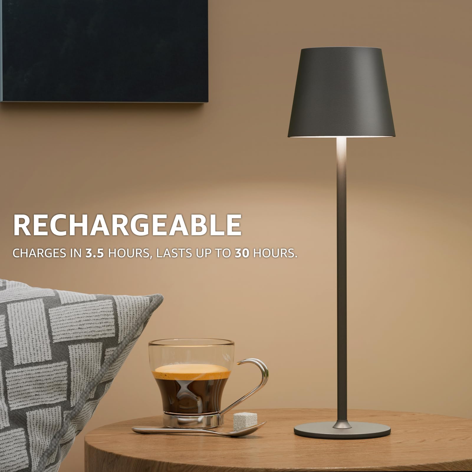 uuffoo touch-control table lamp uses top switch for easy brightness and color changes