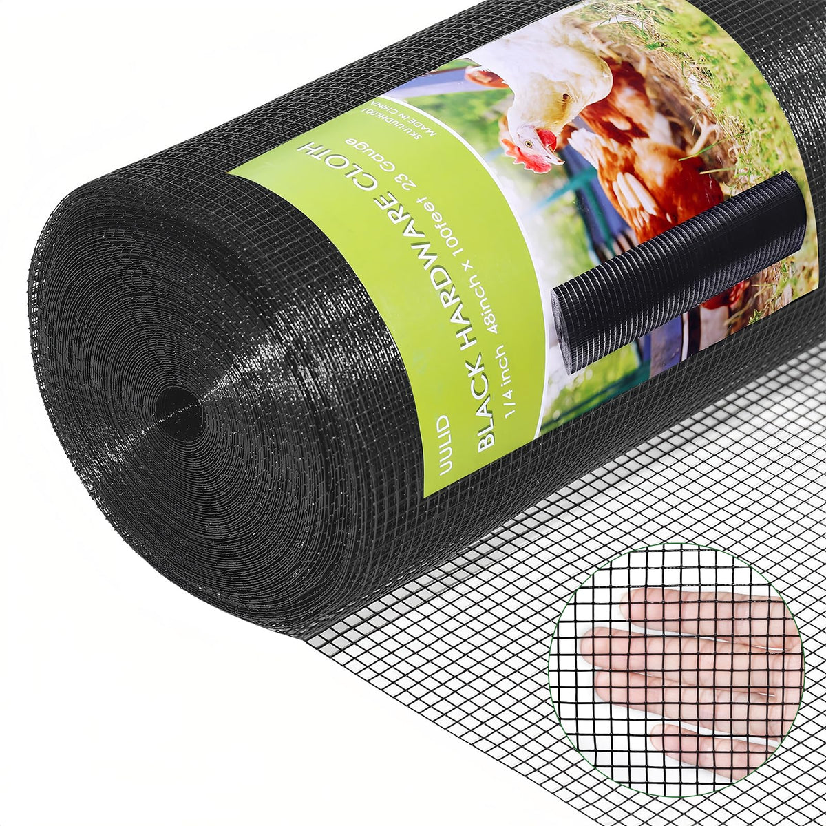 UULID hardware cloth with one-quarter-inch openings for secure poultry enclosures.