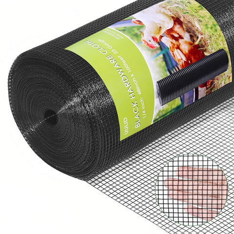 UULID hardware cloth with one-quarter-inch openings for secure poultry enclosures.