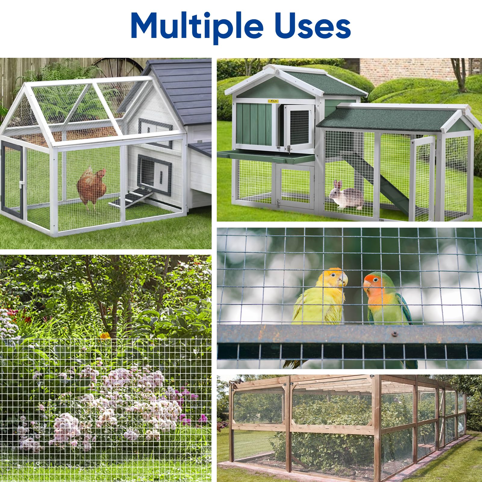 UULID galvanized mesh resists corrosion in wet outdoor environments.