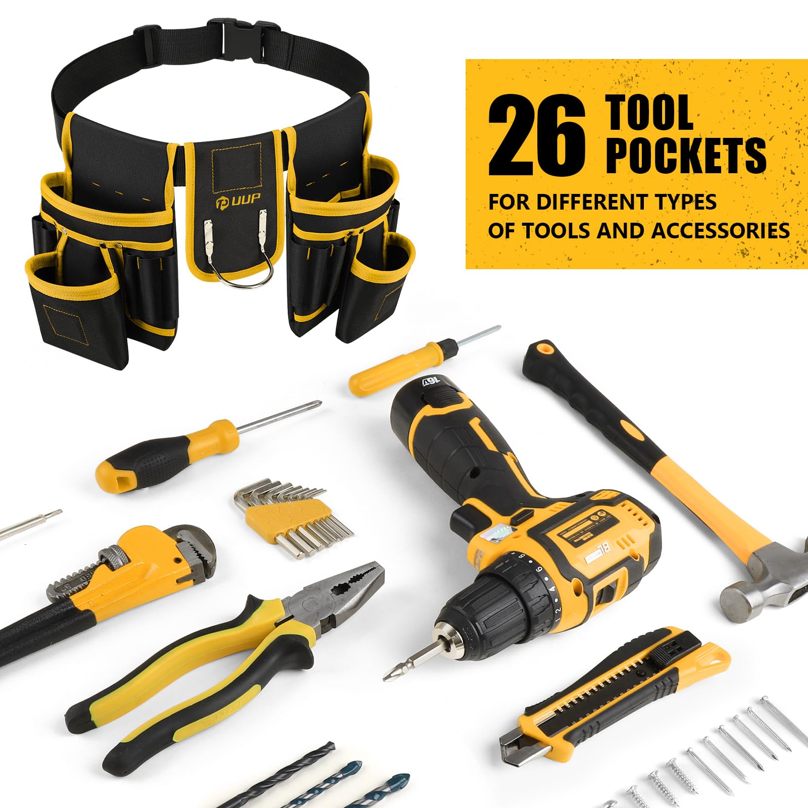 Gift-ready packaging showcasing a practical, versatile tool belt