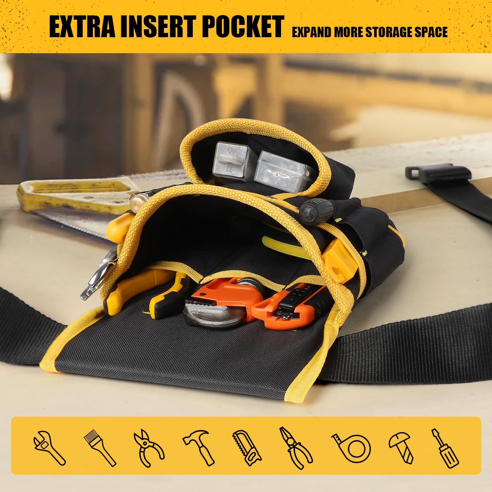 Durable oxford fabric with reinforced stitching on the belt