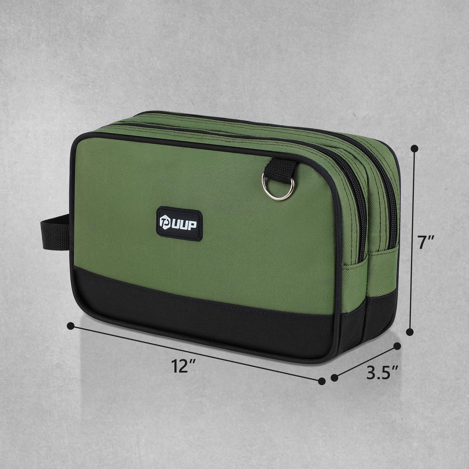 UUP heavy-duty zipper pouch with Oxford fabric for durable daily use.