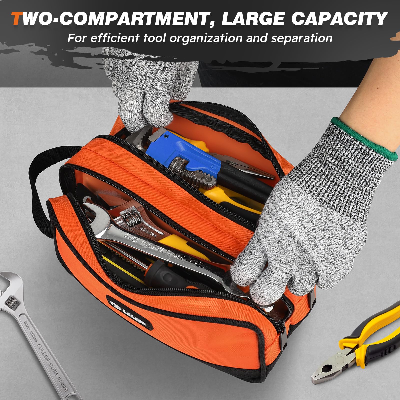 UUP tear-resistant Oxford fabric construction for durable daily use.