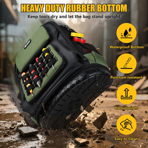 UUP Tool Backpack - padded back panel delivers comfortable wear.
