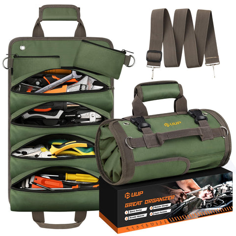UUP Tool Bag Roll-Up with sturdy Oxford fabric for durability.