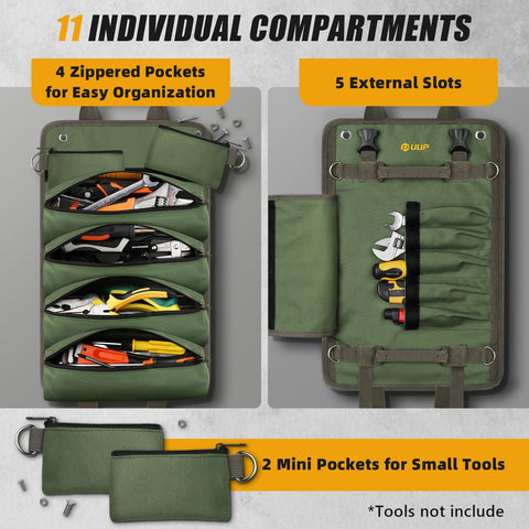 UUP Roll-Up features water-resistant zippers for reliable protection.
