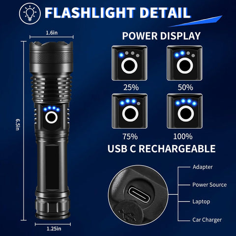 UUYEE compact design lightweight flashlights for emergency kits